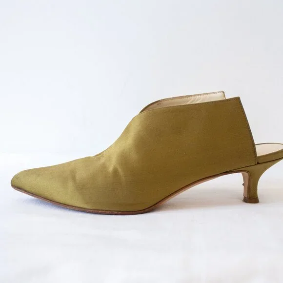 Tibi Olive Green Mules - Picture 10 of 14